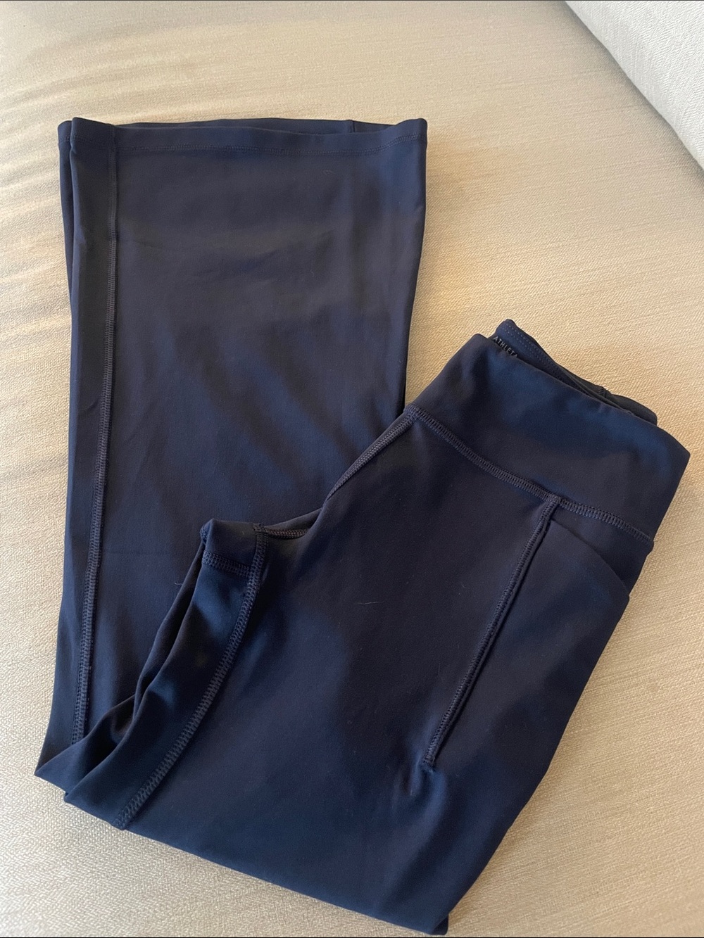 Athleta Kids Navy Flare Leggings